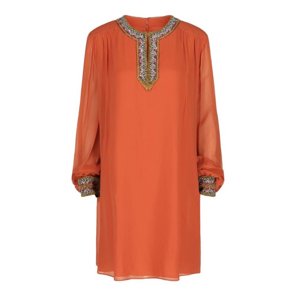 Valentino Resort Embroidered Knee-Length Dress Multi Womens